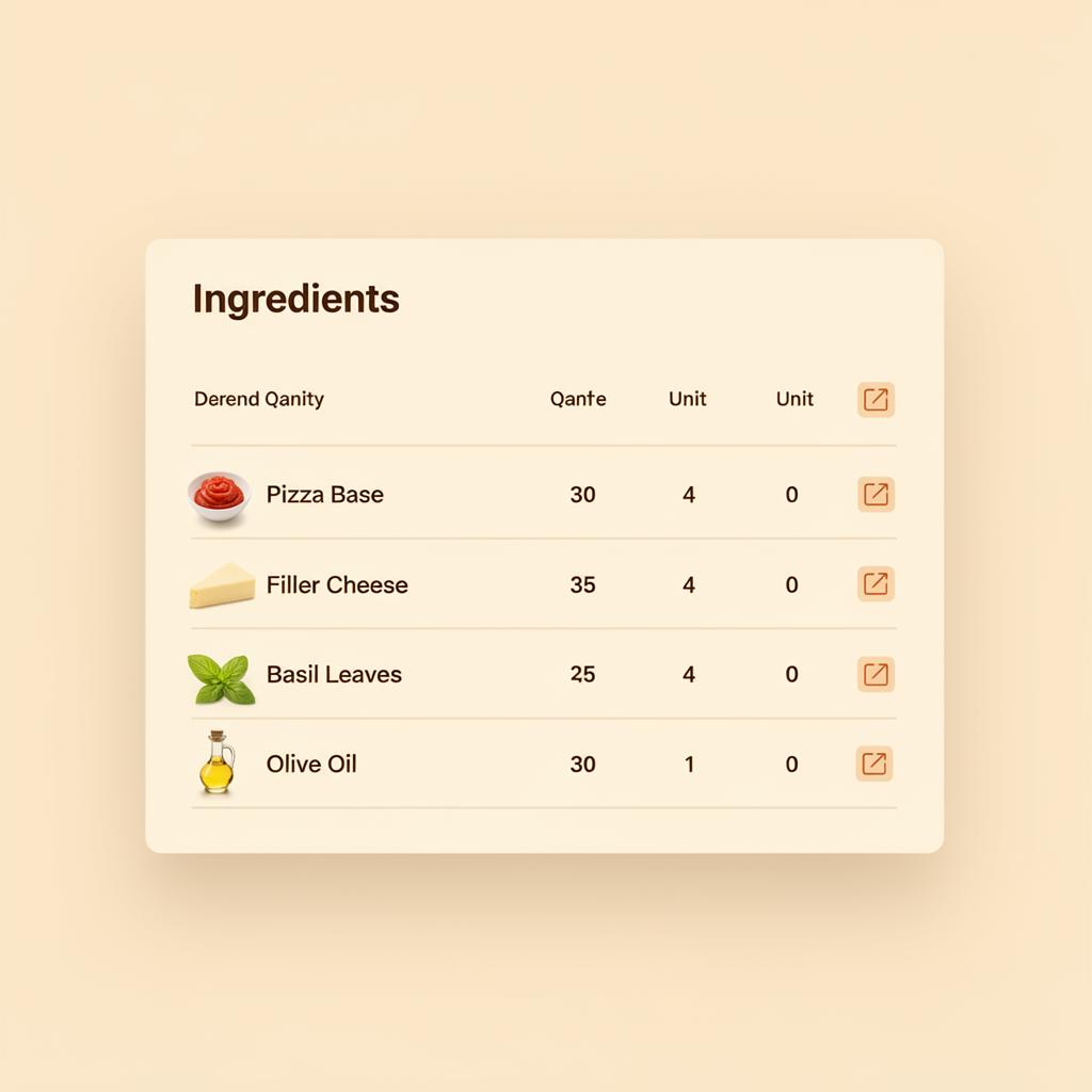 Ingredients